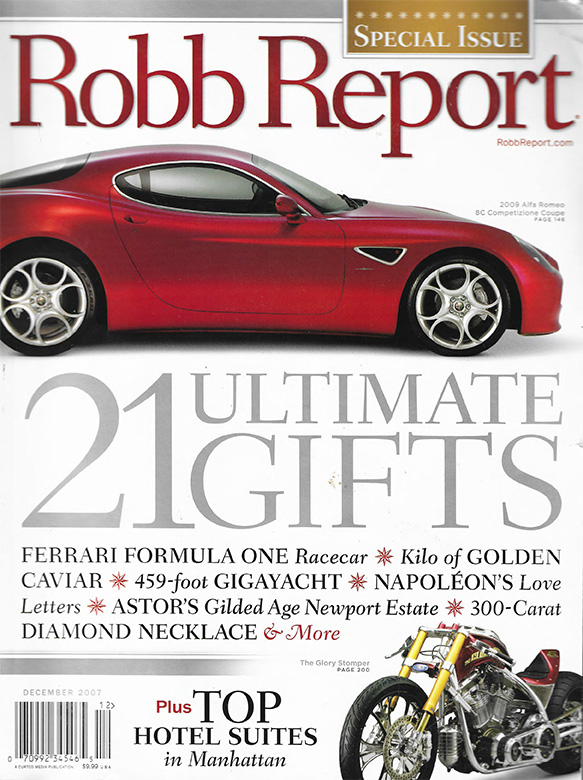 Becoming Oriented: Twenty-one Ultimate Gifts - Robb Report